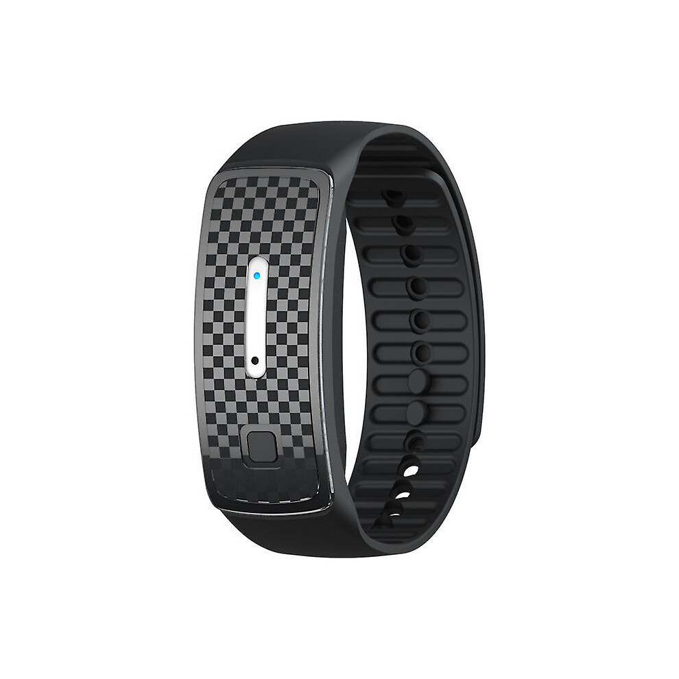 M30 Ultrasonic Mosquito Repellent Bracelet For Children, Adults, Outdoor, Ultra-Long Endurance, Physical Mosquito Repellent, Mute For Pregnant A Black