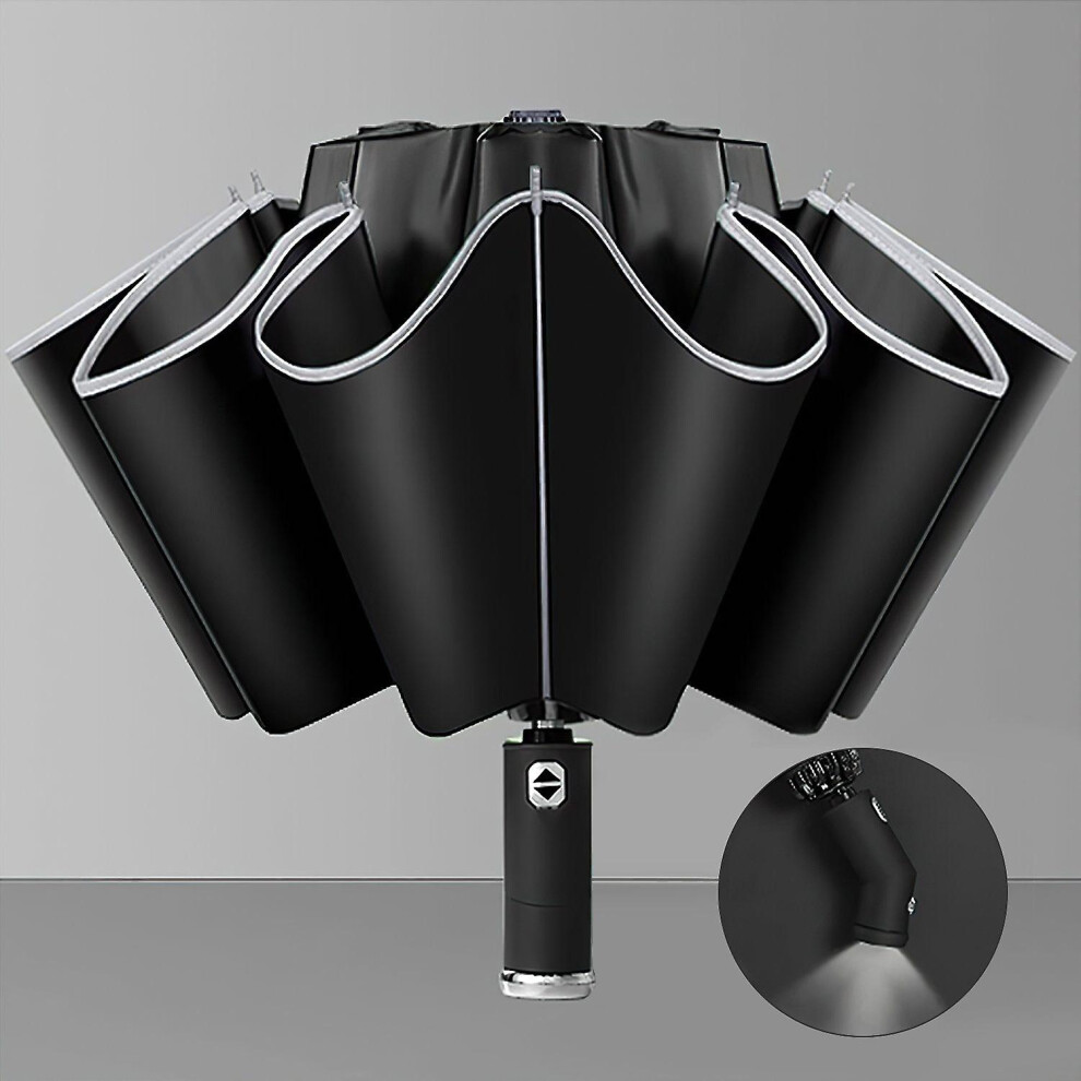 Umbrella Stormproof Up To 140 Km/h - Incl. With Automatic Open-close Function, Reverse Folding (without Dripping)