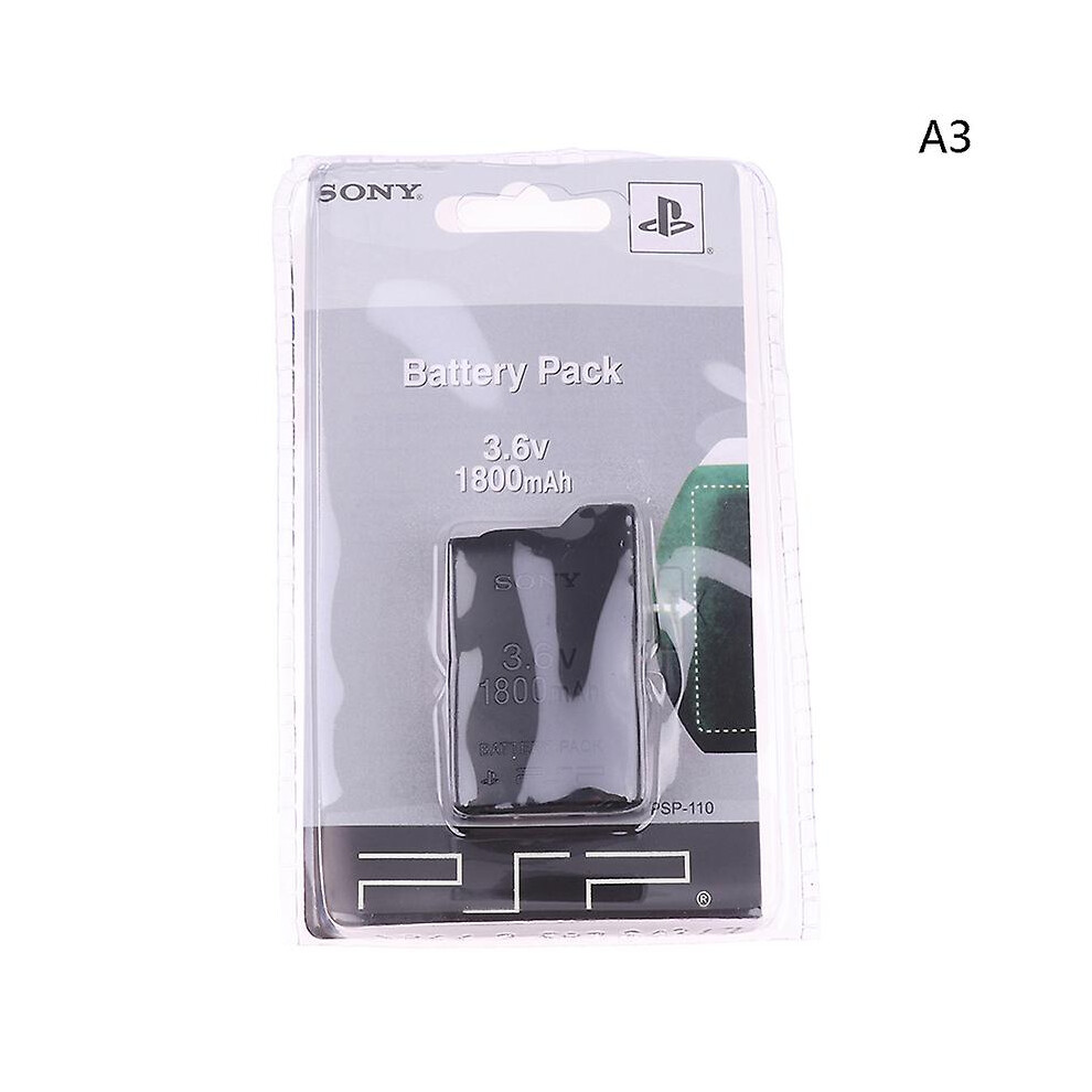 (Psp100 1800Mah) 1Pcs 3.6V 3600Mah Lithium Rechargeable Battery Compatible Psp1000 Psp2000 Psp3000 Psp110 2000 3000 Portable Controller Replacement Ce 9168212530270