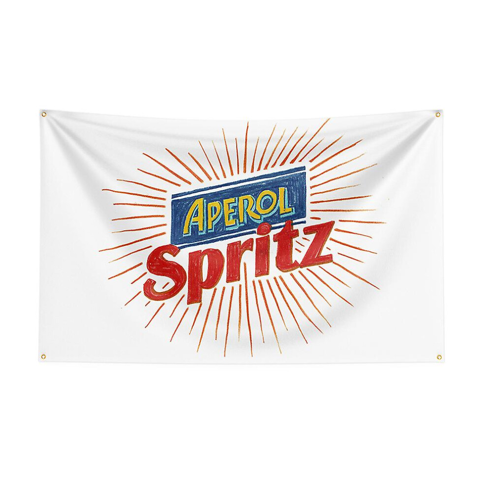 (C, 120 x 180cm) 3x5 Aperols Flag Polyester Printed Alcohol Banner For Decor