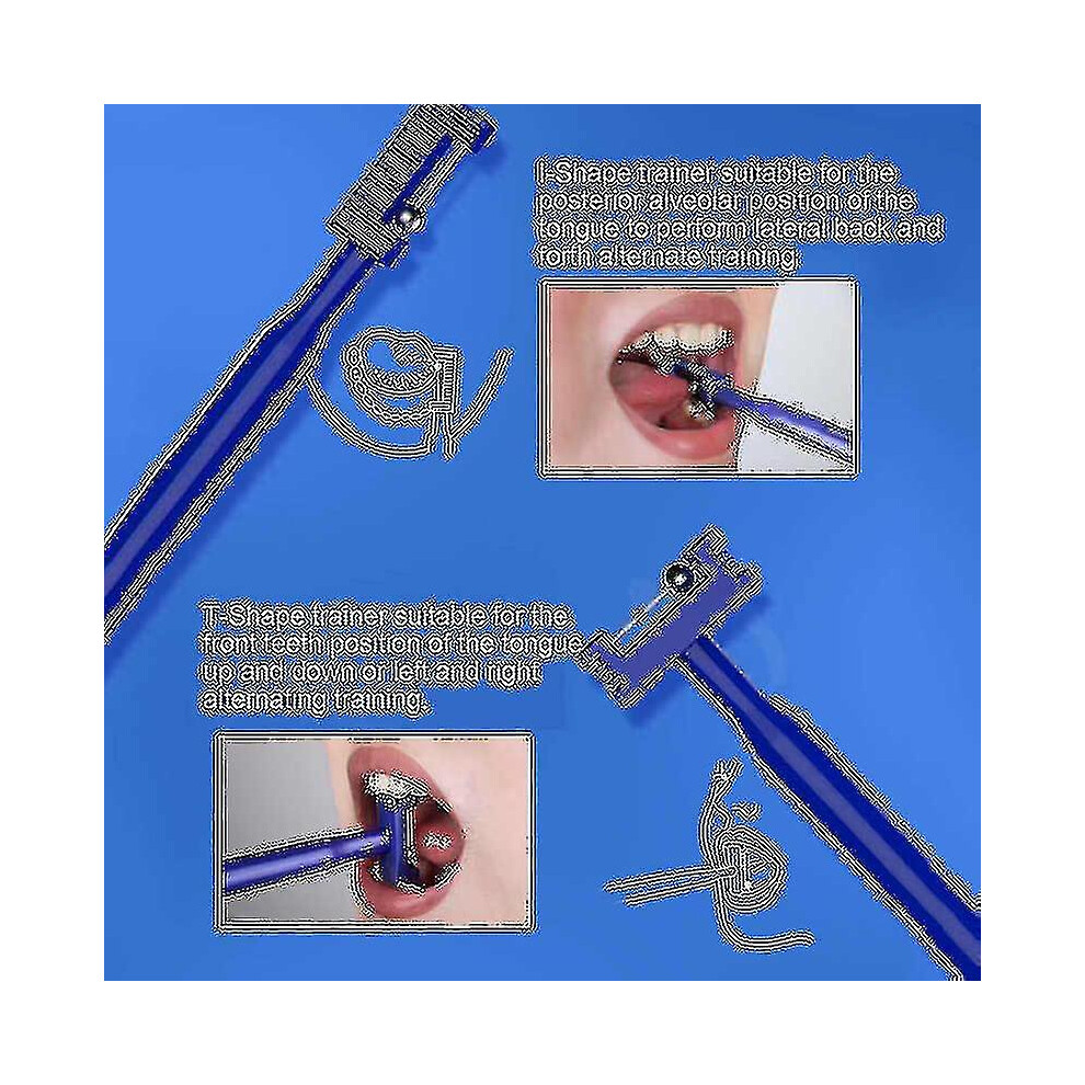 Kids Tongue Tip Lateralization Elevation Tools Tongue Tip Exercise Oral Muscle Training Autism Speech Therapy