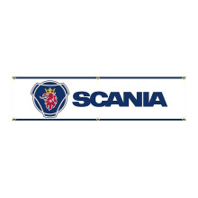 (As Picture 6 Holes, 75 x 300cm) Otwoo 60x240cm Scanias Car Banner Tapestry Polyester Printed Flag Garage Or Outdoor For Decoration