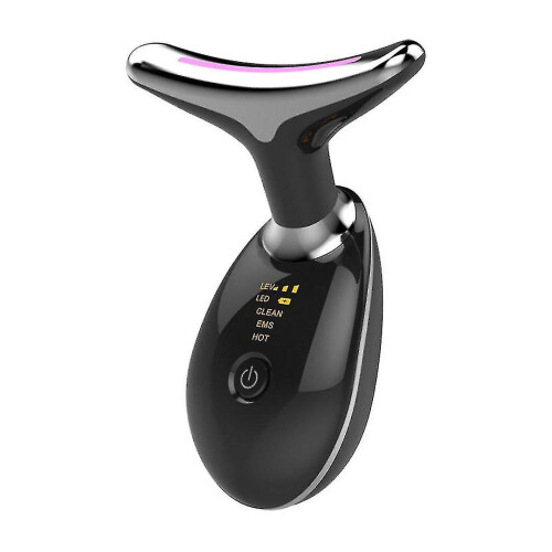 (black) Micro-glow Portable Handset,neck Face Firming Wrinkle Removal Tool
