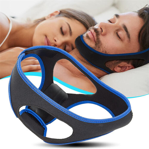 Anti Snore Chin Strap Stop Snore Belt Snore Jaw Support Adjustable Better Sleep 2