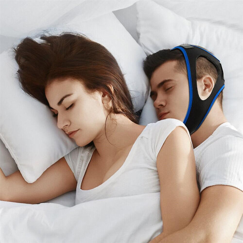 Anti Snore Chin Strap Stop Snore Belt Snore Jaw Support Adjustable Better Sleep 1