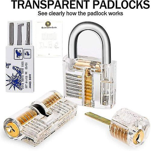 30pcs Lock Picking Kit Tools Unlocking Set Lock Picks 2