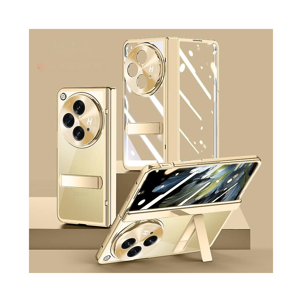 (Gold) Integral Hinge Shockproof Phone Case For Oppo Find N3 Gold