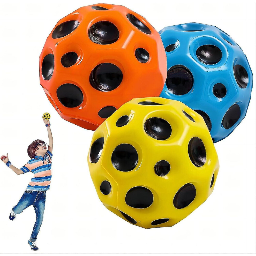 3pcs Space Balls Extreme High Bouncing Ball