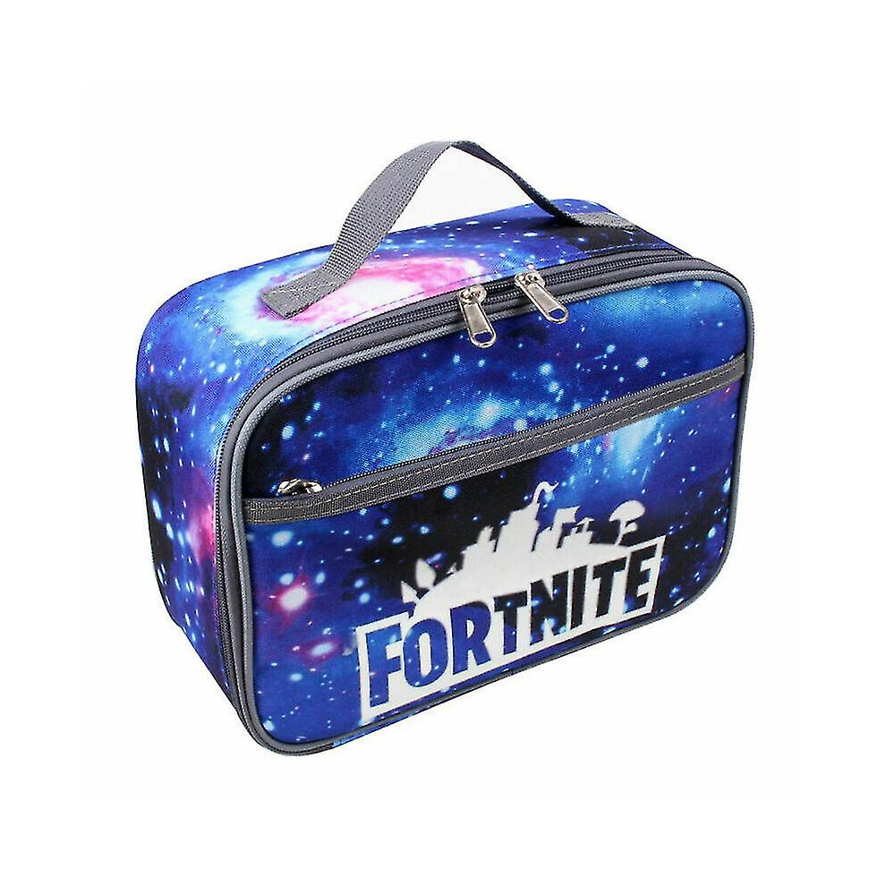 (Pattern 1) Kids Fortnite Lunchbox Bag