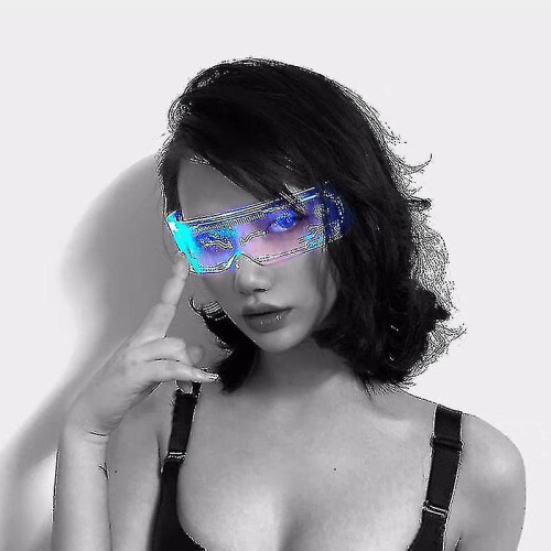 Halloween Light Up Mask With Led Screen App Controlled Full Color Led Face Changing Luminous Mask Support Diy Image