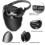 Halloween Light Up Mask With Led Screen App Controlled Full Color Led Face Changing Luminous Mask Support Diy Image 2