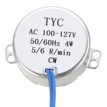 Synchronous Turntable Motor Electric Motor 50-60hz 100-127 Vac 4w 5-6rpm Cw