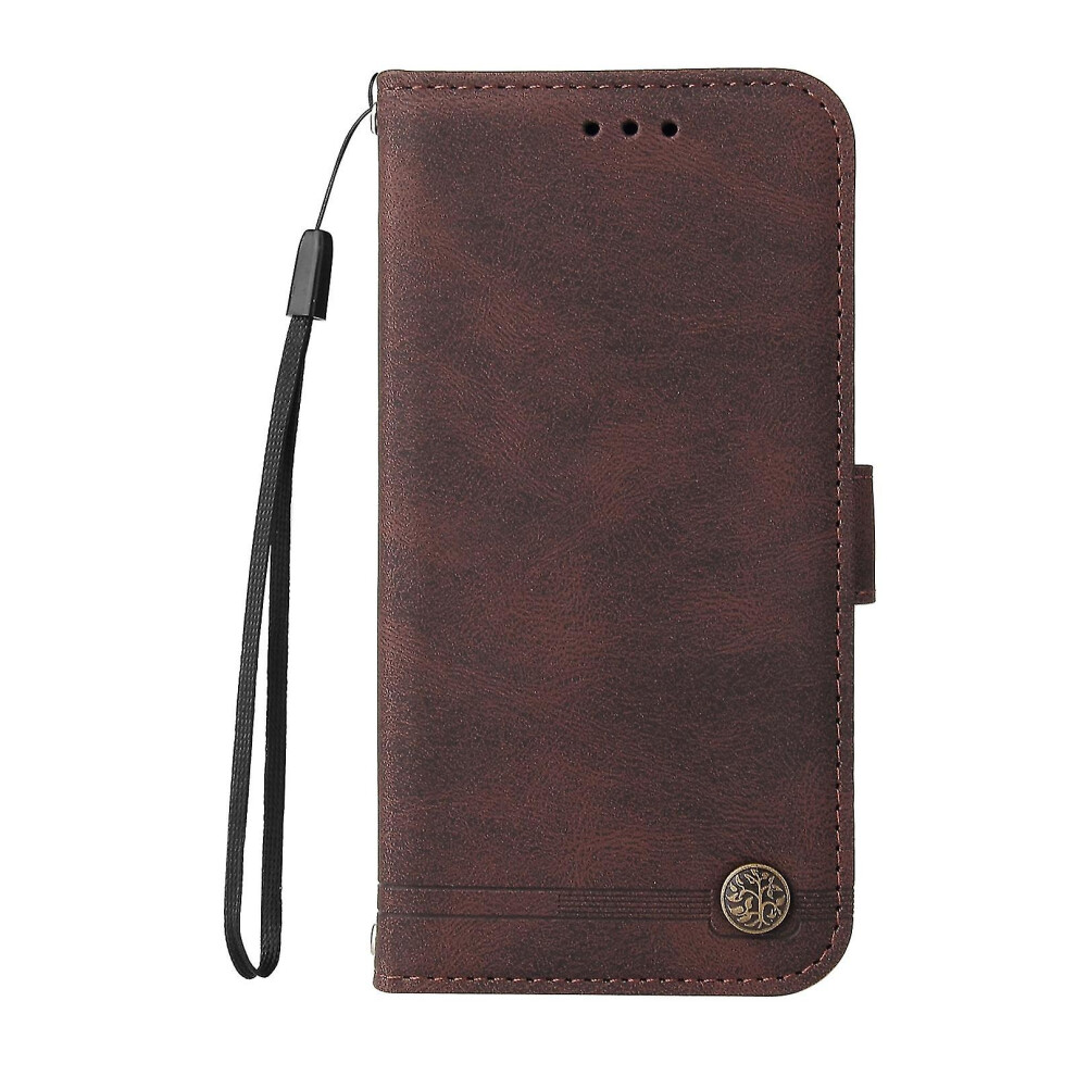 (Brown) Life Tree Leather Case For Iphone 6 / 6S Brown 6909589576965