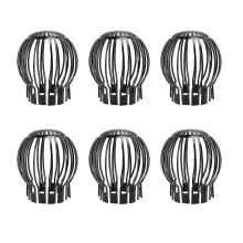 6pcs Gutter Guard Downspouts Filter Strainer Preventing Leaf Debris Branches Roof Moss From Cloggin