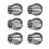 6pcs Gutter Guard Downspouts Filter Strainer Preventing Leaf Debris Branches Roof Moss From Cloggin 3