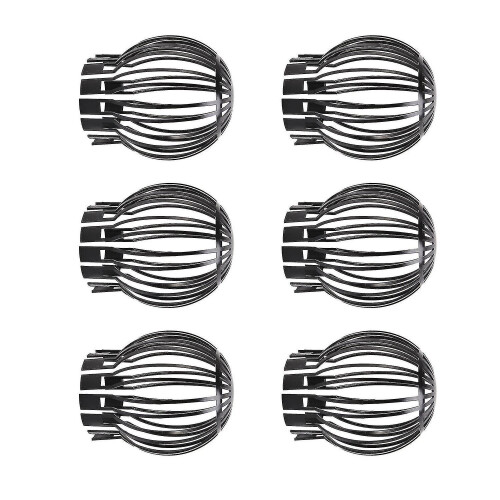 6pcs Gutter Guard Downspouts Filter Strainer Preventing Leaf Debris Branches Roof Moss From Cloggin 2