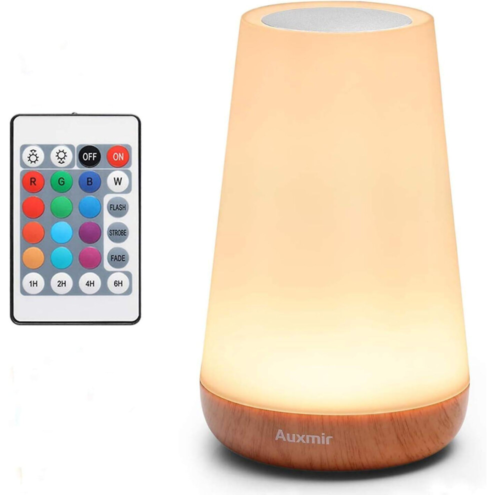 Led Bedside Lamp, Dimmable Mood Table Lamp With Warm 13 Colors And Color Changing, Touch Night For Bedrooms, Living Rooms And Offic White/Light