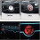 Keyless Car Engine Start Stop Button Cover Shell For Jaguar Xf Xe Xj E-pace F-pace 5