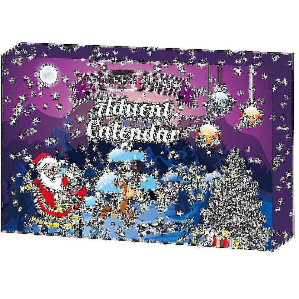 Slime Advent Calendar 2022 Christmas Countdown Calendars 24 Days Of Surprises Funny Xmas Gift For Toddler Kids Teens Girls