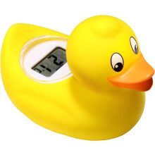 Digi Duckling Digital Water Thermometer And Baby Bath Time Toy, Yellow