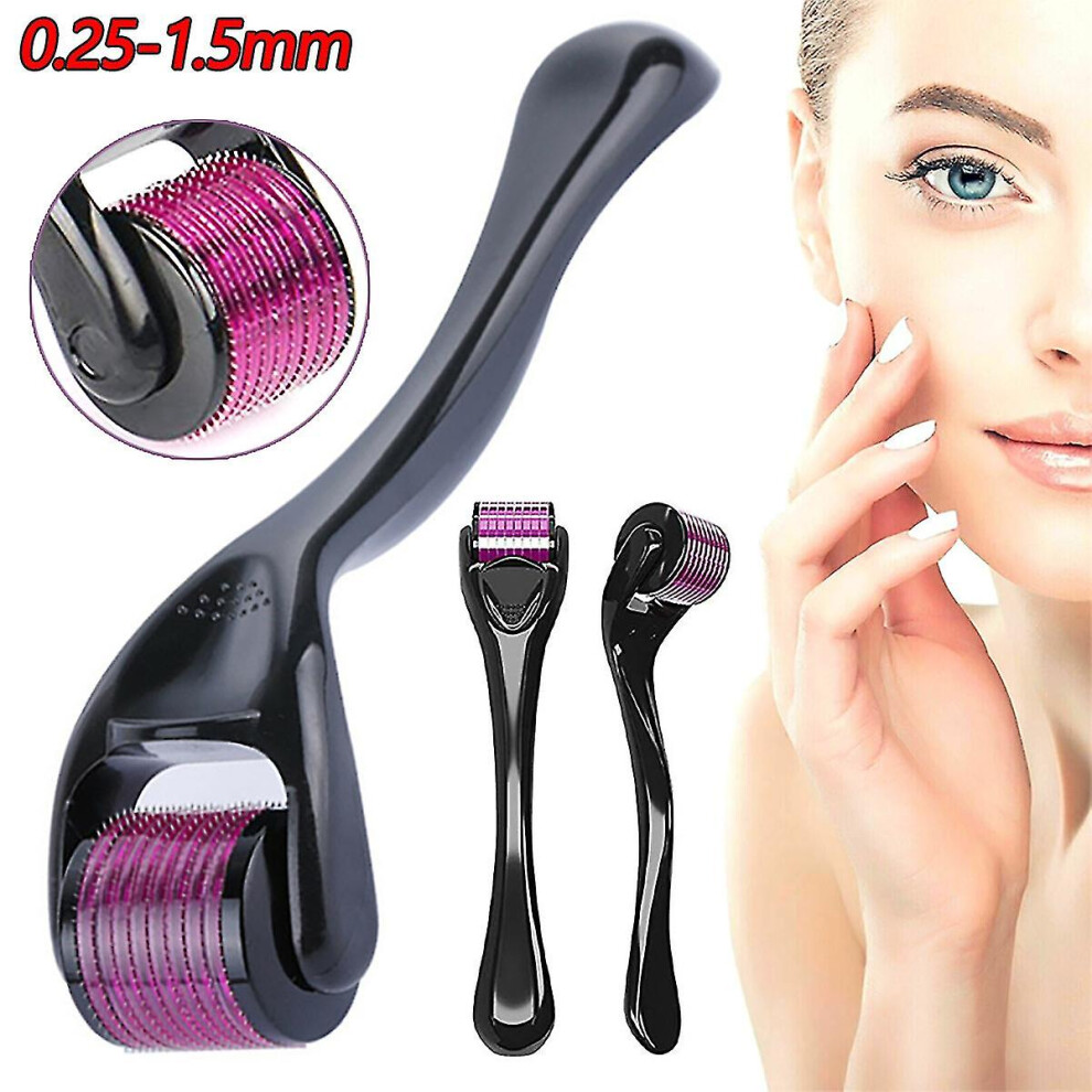 (0.5mm) Needle Derma Micro Roller Hair Beard Regeneration Growth Skin Care