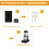 Smoking Gun Cocktail Smoker Kit With Wood Chips, Dome 4