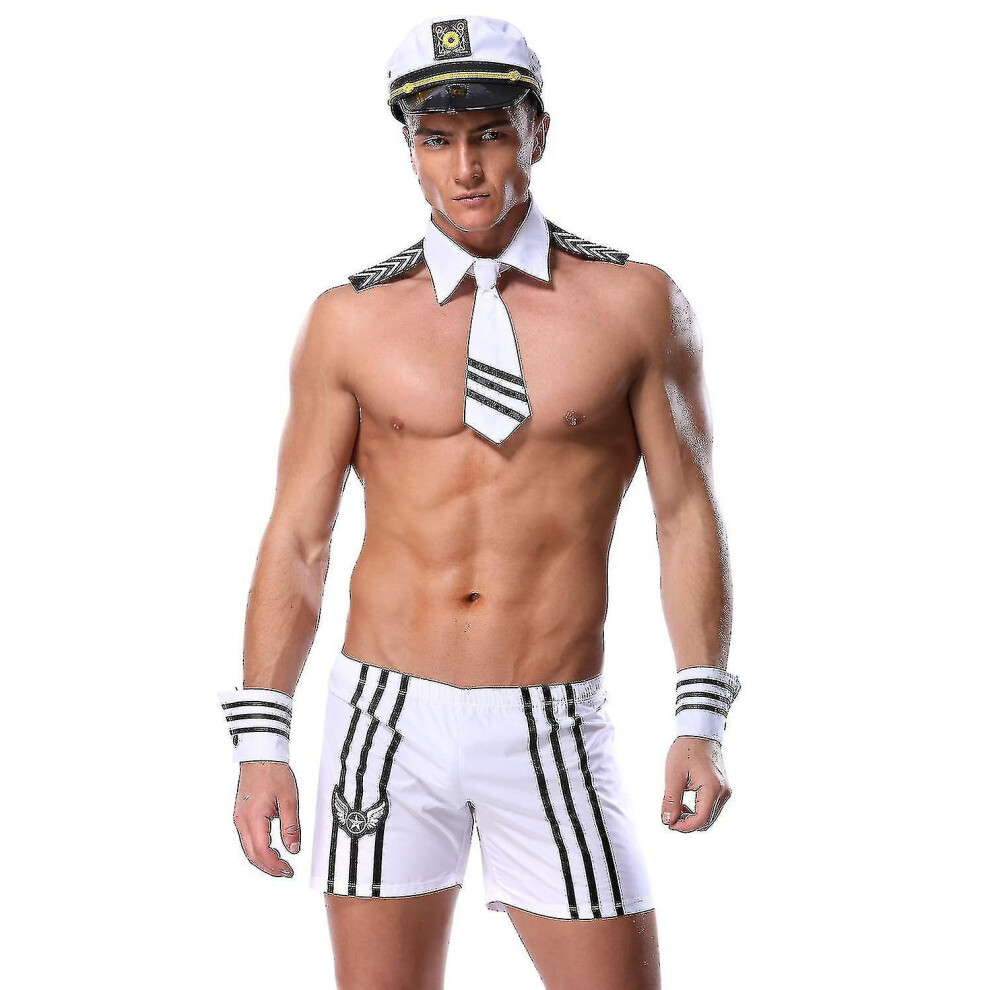 (20198) Sexy Mens Costume Cosplay Uniform Men Underwear Set Exotic Costumes For Valentine"s Day Sailor Doctor Cop Role Play Outfit Male