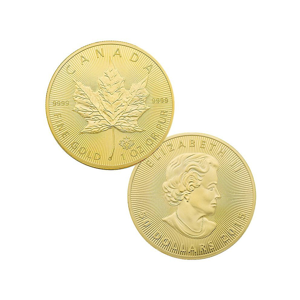 Canadian Coin Maple Leaf Commonwealth Queen Coin Commemorative Coin Collection Gift Token Gold