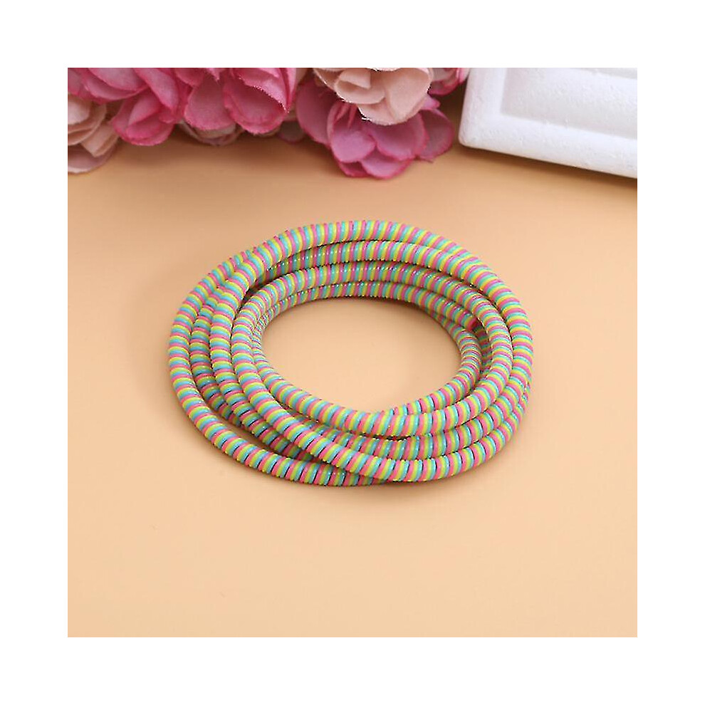 2pcs Cable Protector 140cm Spiral Phone Charge Cable Saver Universal Spiral Usb Wire Protector For Headphone Laptop Earphone