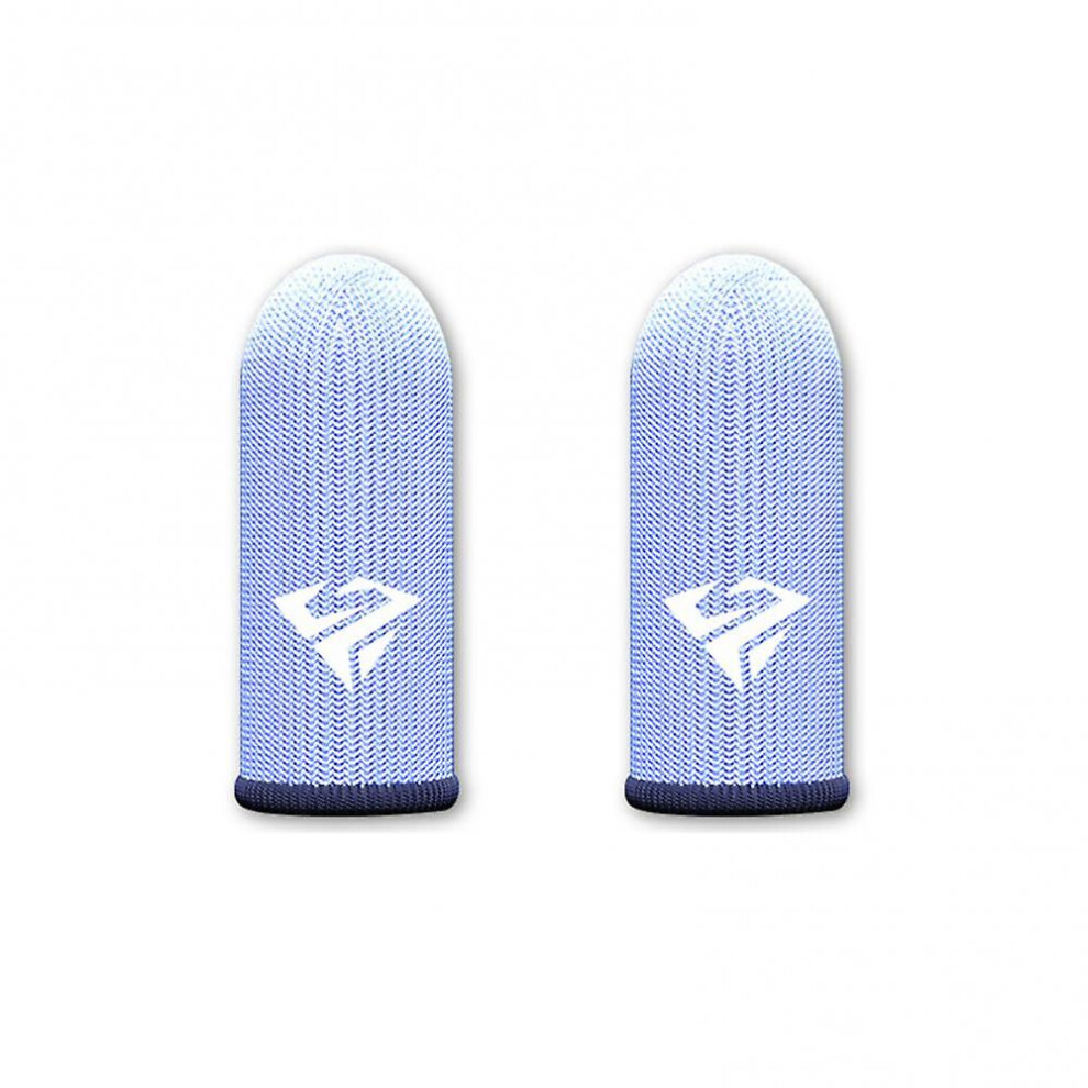 (2Pair With Box) 1/2Pair Finger Sleeves For Gaming Thumb Finger Sleeves For Game Pubg Mobile Anti Slip Finger Black 6909589604491