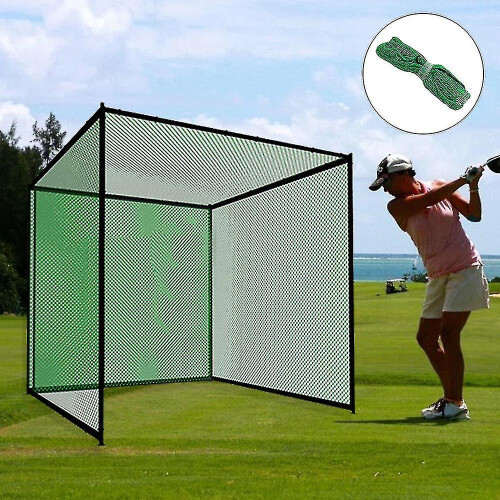 3x3m Golf Practice Net - Indoor/Outdoor Hitting Training Net, Durable Polyester, Auto Ball Return, Portable & Easy Assembly