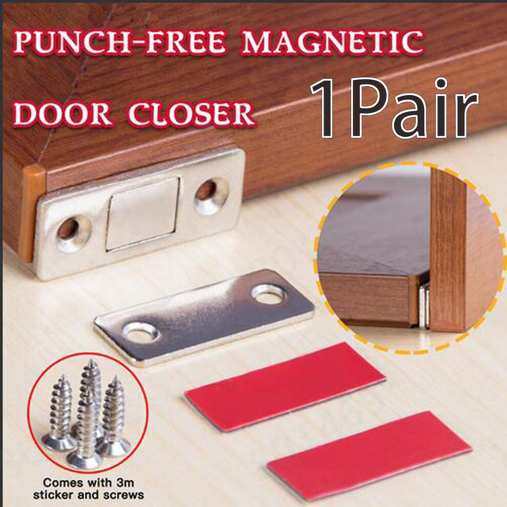 Punch-Free Ultra-Thin Door Magnetic Suction Sliding Door Super Strong Magnetic 6909589607386