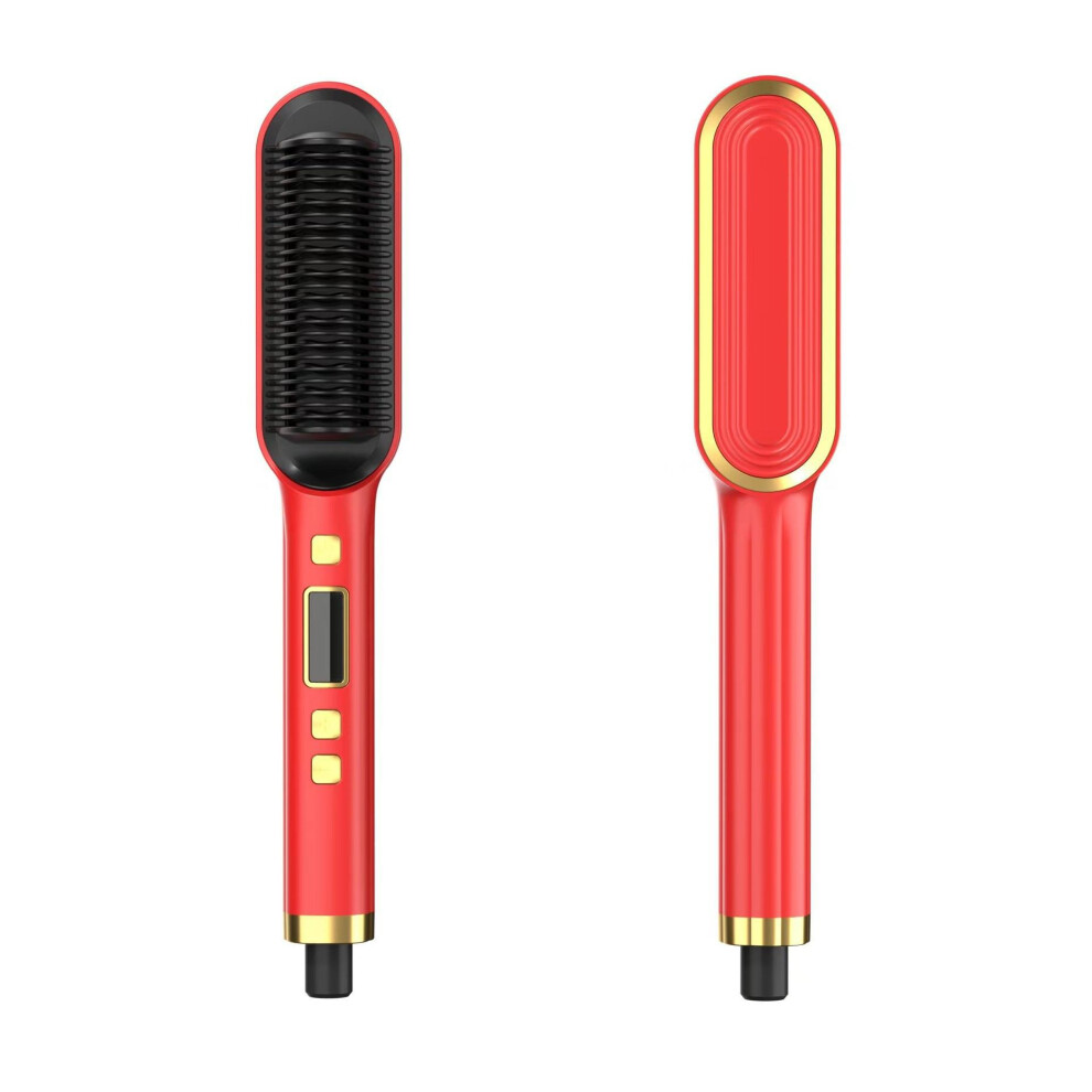Xinsilk Red (Red) Negative Ion Hair Straightener Comb