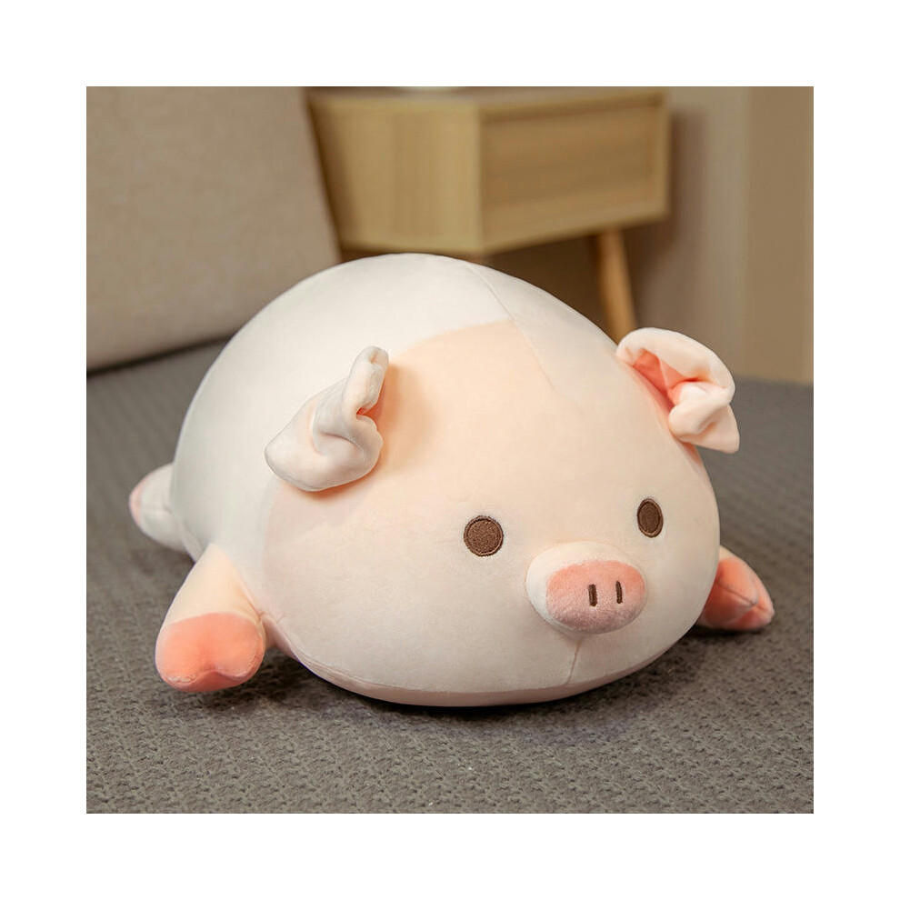 (Round eye pig doll, 60cm) Creative And Cute Pig Pillow Cartoon Pig Lying Posture Pig Pink Pink Pig Pig Plush Toys Wholesale