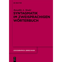 Syntagmatik im zweisprachigen Wrterbuch 137 Lexicographica Series Maior, 137