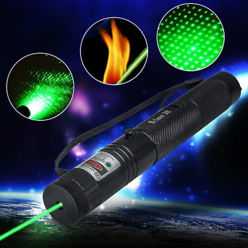 (High Power Laser Pointer Adjustable Focus 303 Green Laser Pointer Light Outdoor Sight) High Power Laser Pointer Adjustable Focus 303 Green Laser Pointer Light Outdoor Sight 2