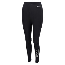 (Black and Silver, UK 12) ELLESSE Womens Leggings Ladies Workout Sportswear