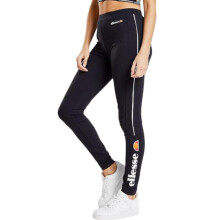 (Black and White Stripe, UK 4) ELLESSE Womens Leggings Ladies Workout Sportswear