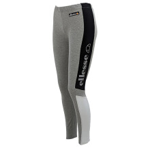 (Grey and Black, UK 6) ELLESSE Womens Leggings Ladies Workout Sportswear