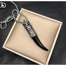 Necklace boys hip hop jewelry overbearing skull simple pendant