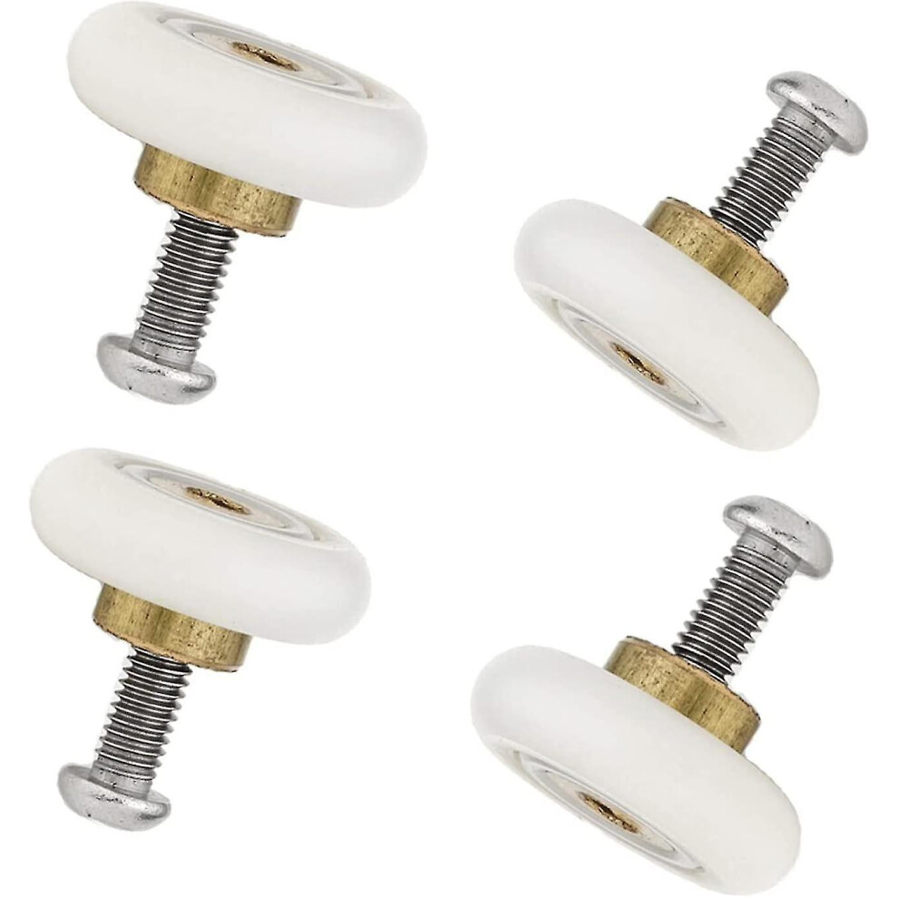 4x Replacement Shower Door Rollers/runners/wheels 19mm Diameter