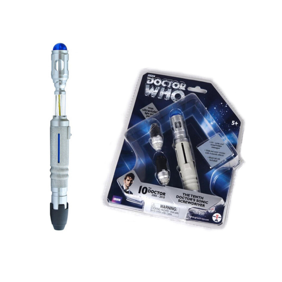 (style 2) Doctor Who The 10th 11th 12th Sonic Screwdriver Light Sounds Christmas Toy Gifts