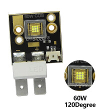 (60W 120 Degree, 60W x 1pcs) 60w Luminus Cbt90 Sct90 Cbt-90 Cst-90 Led Emitter Diode Cold White 60/120 Degree For Follow Spotlight Stage Moving Head Light