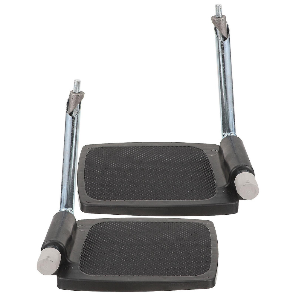 1 Pair Of Wheelchair Footrest Replacement Wheelchair Legrest Sturdy Wheelchair Footplates With Pole