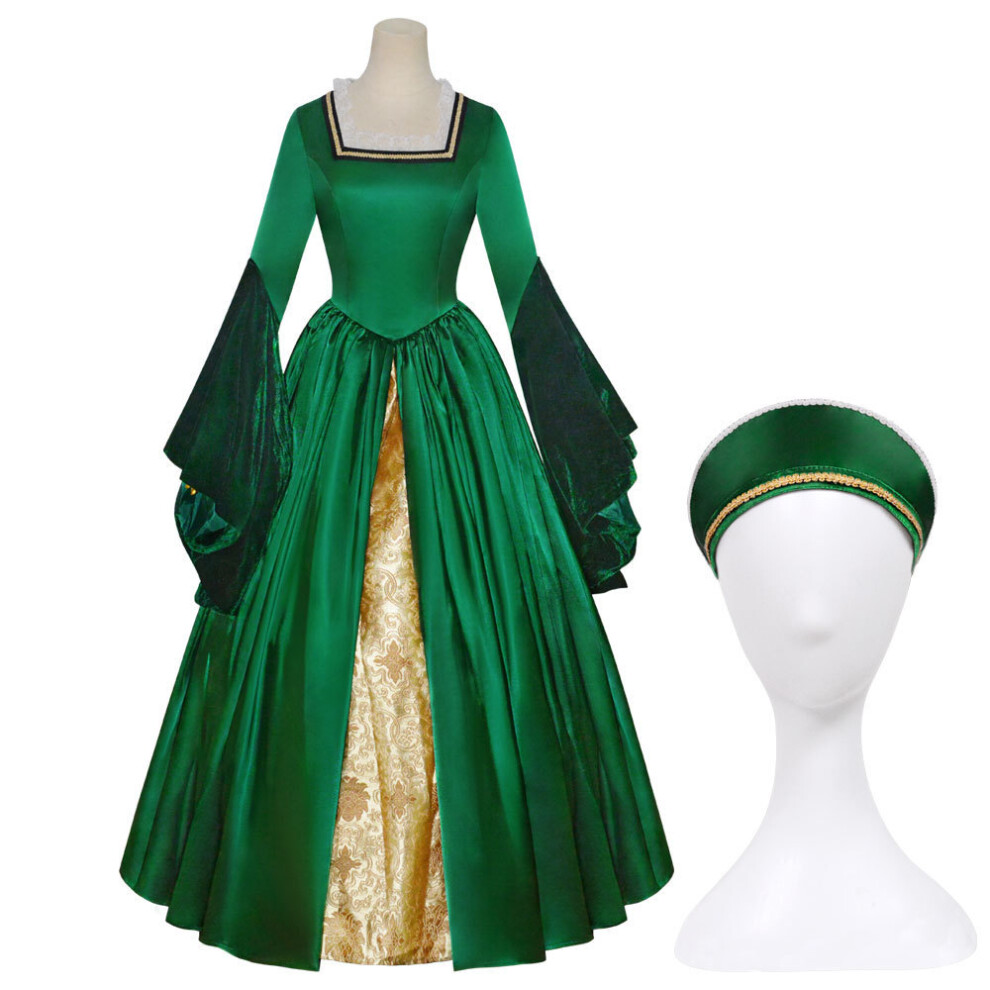 Tudor Dynasty Princess Cosplay Dress Renaissance Women Costume Polyester Fabric on OnBuy