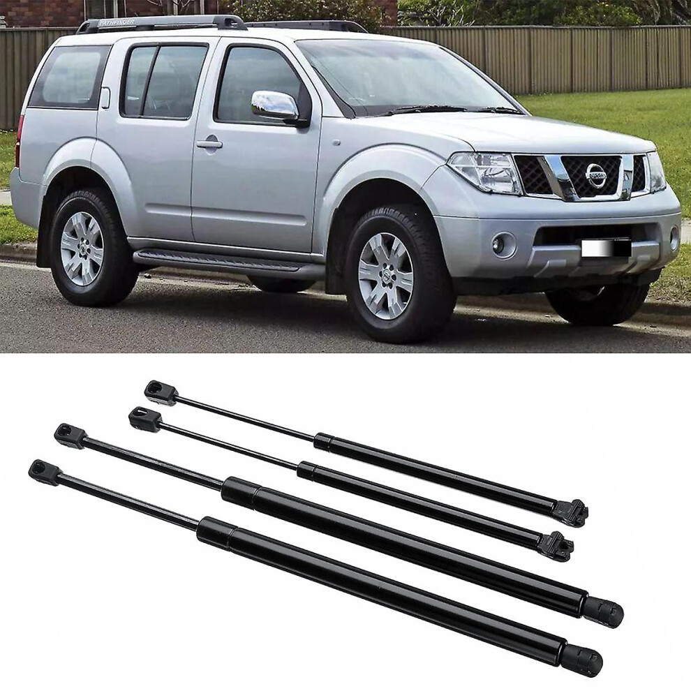 4Pcs Rear Window Tailgate Boot Gas Struts Support Lift Bar For Nissan Pathfinder R51 2005-2012 Car Black 9033322541327