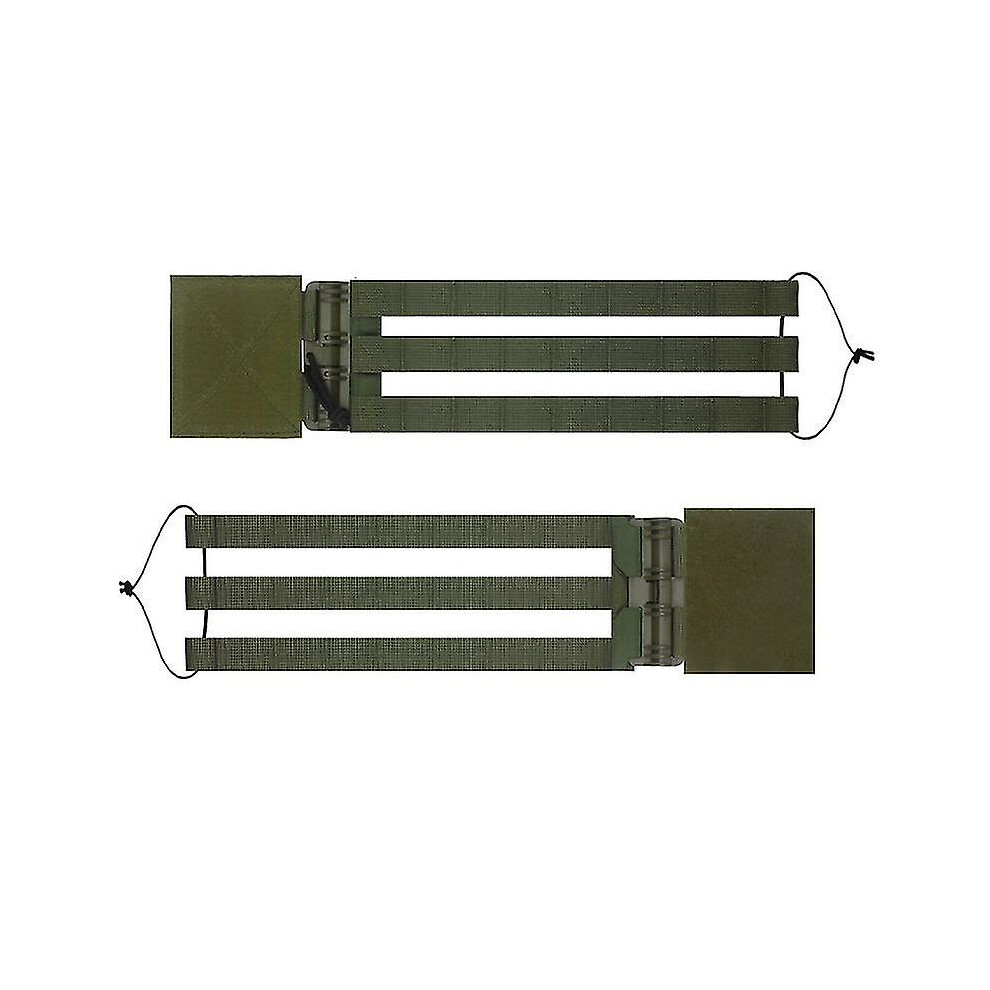 Military Outdoor Tactical Vest Quick-Release Buckle Combination Molle Side Waist Belt Quick-Release Buckle Jpc Cpc Ncp Green