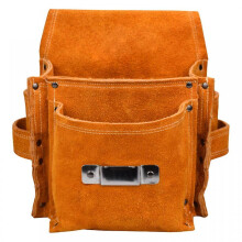 Pu Leather Tools Organizer W/ Belt Organizer Adjustable For