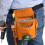 Pu Leather Tools Organizer W/ Belt Organizer Adjustable For 4