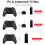Wireless Controller Enhanced Gamepad For Xbox One, S & X / PS3/ Win 10 3